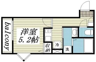 MELDIA牛浜の物件間取画像